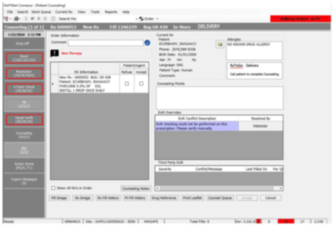 Connexus pharmacy command centre web application